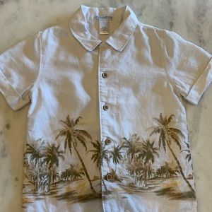 Janie And Jack Linen shirt.